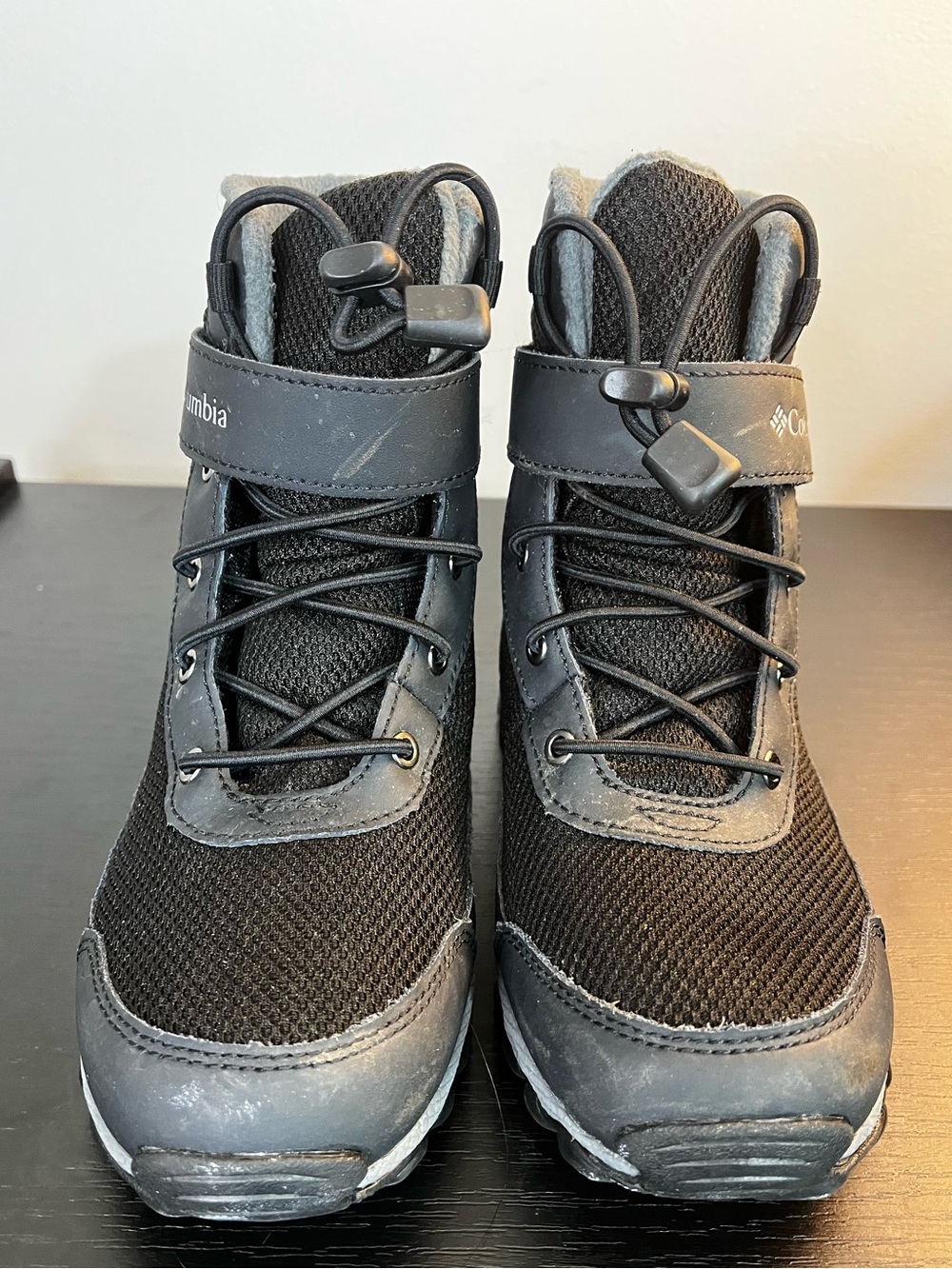 Columbia Kids Black Hyper Boreal Waterproof Lace-Up Snow Boots Boys 1
